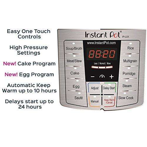 Instant Pot LUX60 V3 Qt 6-in-1 Muti-Use Programmable Pressure