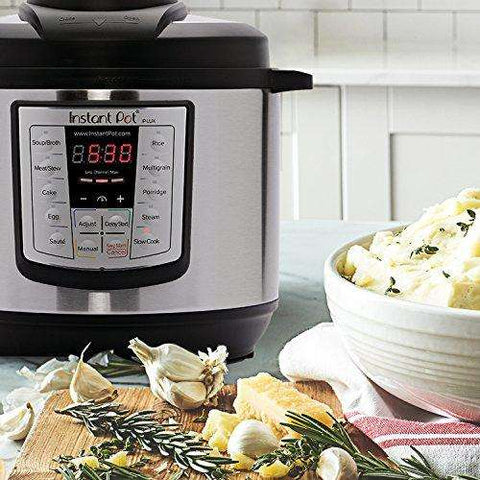 Instant Pot LUX60 V3 6 Qt 6-in-1 Muti-Use Programmable Pressure Cooker, Slow Cooker, Rice Cooker, Sauté, Steamer, and Warmer