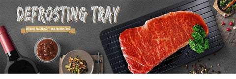 Fast Defrosting Tray - The Safest Way to Defrost Meat or Frozen Food