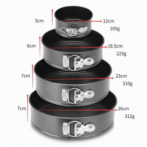 4 Piece Round Cake Mold