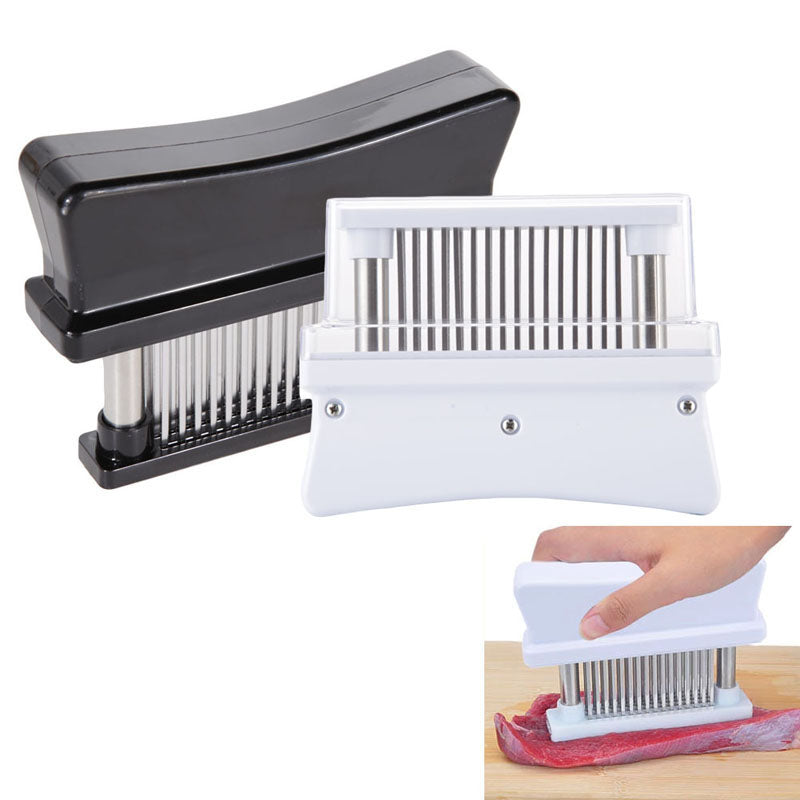 Meat Tenderizer with 48 Sharp Stainless Steel Blades