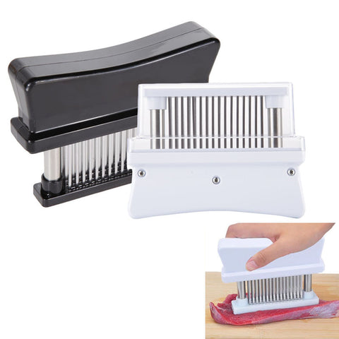Meat Tenderizer with 48 Sharp Stainless Steel Blades