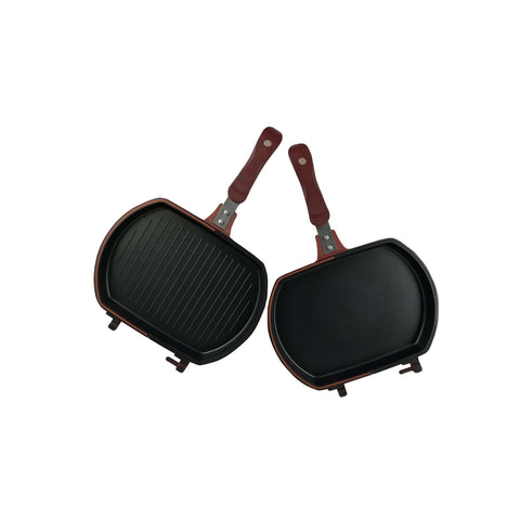 11.6 x 8.7" (29.5 x 22 cm) Double Sided Multi-Purpose Grill Pan