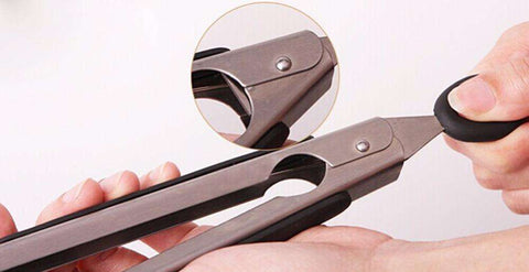 Stainless Steel and Silicone Tongs