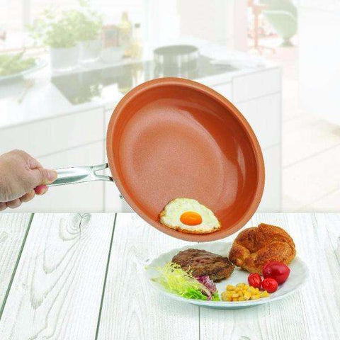 Non Stick Copper Frying Pan with Ceramic Coating and Induction