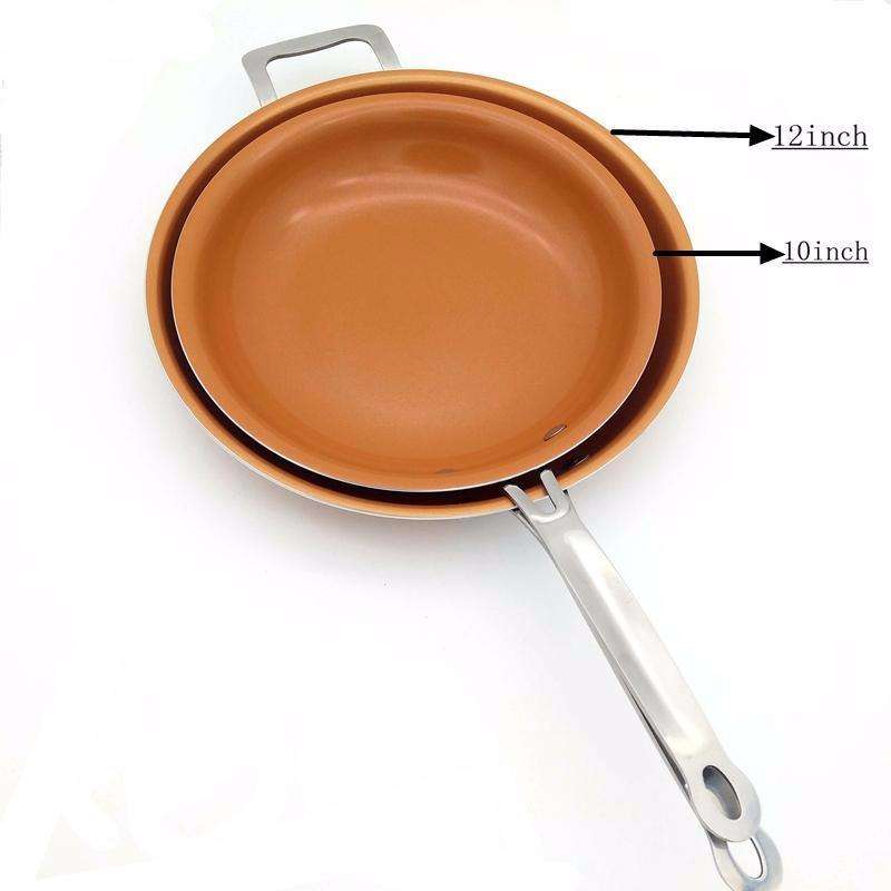 Non Stick Copper Frying Pan with Ceramic Coating and Induction