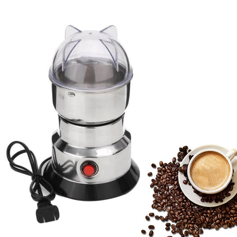 Electric Coffee Machine Stainless Steel Coffee Grain Grinder Household Mill Electric Coffee Grain Grinder Kitchen Tools #712